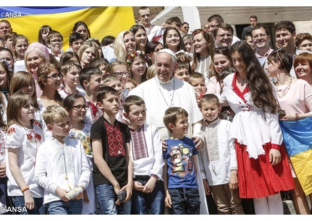 Папа Франциск зустрівся з українськими дітьми