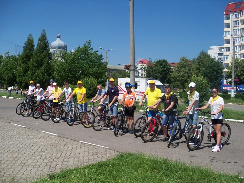 Велопробіг проти абортів у Калуші