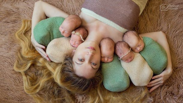 Перша фотосесія одеських п’ятернят: зворушливі фото неймовірної сім’ї