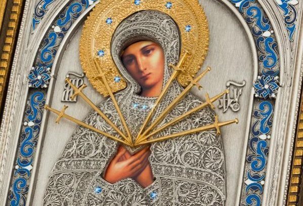 Сім мечів болю Матері Божої. Меч четвертий ― зустріч із Ісусом на хресній дорозі