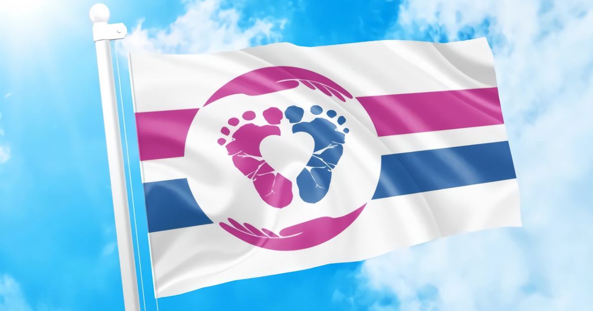 Міжнародний прапор руху за життя (pro-life)