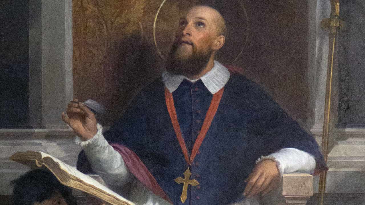 Св. Франциск Салезький – передвісник великої любові і набожності св. Альфонса до Пресвятої Євхаристії