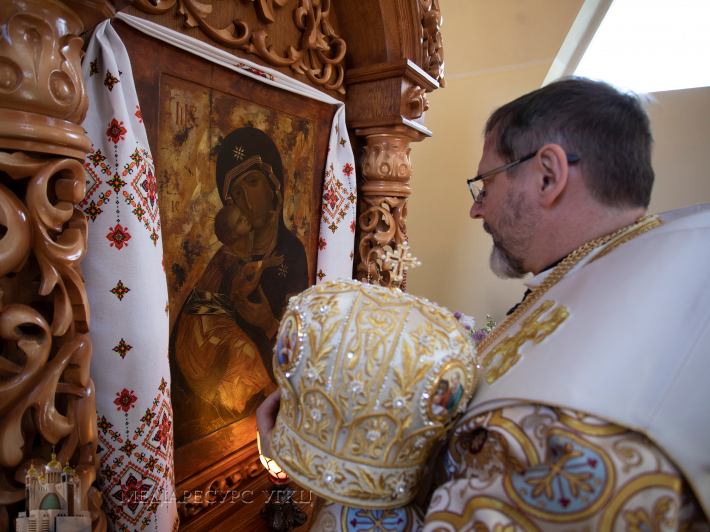 Блаженніший Святослав у Вишгороді: «Ми прийшли до Мами, яка сама  була полоненою, і очі якої нині плачуть над синами і доньками України»