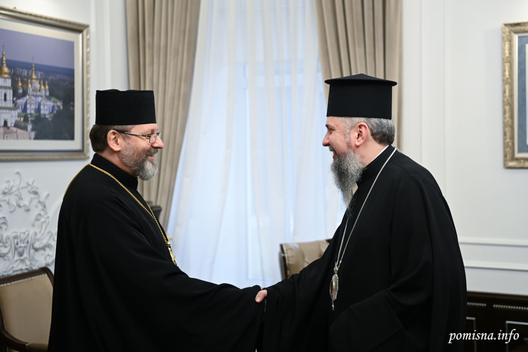 Під час зустрічі Блаженнішого Святослава з Блаженнішим Епіфанієм говорили про реформу церковного календаря